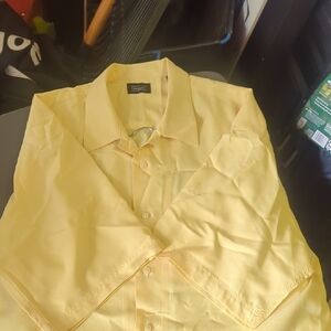 Haggar Yellow Dress Shirt